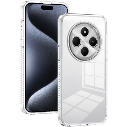 Mobigear Crystal Transparent Xiaomi Redmi 14C Plastique rigide Coque arrière - Transparent