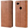 Mobigear Sensation Housse Google Pixel 3a Etui Porte-Monnaie - Cognac