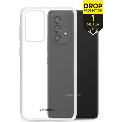 Mobilize Naked Protection Coque Transparente Samsung Galaxy A53 Coque arrière Rigide Anti-Chocs - Transparent