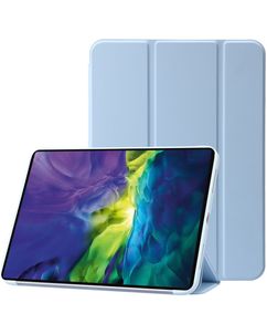 Mobigear Tri-Fold Gel Coque iPad 11 (2025) Etui en TPU,Similicuir - Bleu