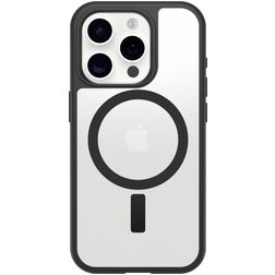 OtterBox React iPhone 16 Pro MagSafe Plastique rigide Coque arrière Antichoc - Transparent / Noir