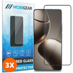 Mobigear Premium Xiaomi 14T Verre trempé Protection d'écran - Compatible Coque (Lot de 3)