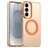 Mobigear Shockproof Samsung Galaxy S26 Plus MagSafe Plastique rigide Coque arrière - Orange
