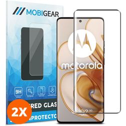 Mobigear Premium Motorola Edge 50 Verre trempé Protection d'écran - Compatible Coque (Lot de 2)
