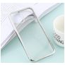 Mobigear Royal Coque iPhone 12 Pro Max Coque arrière en TPU Souple - Transparent / Argent
