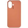 Nudient Base Coque iPhone 16 Plus Coque arrière en Silicone - Peach Orange