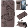 Mobigear Butterfly Housse Xiaomi 14T Etui Porte-Monnaie - Gris