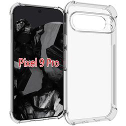 Mobigear Cushion Transparent Google Pixel 9 Pro XL TPU souple Coque arrière - Transparent