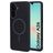 Mobiparts Slim Line Coque Samsung Galaxy A26 MagSafe Coque arrière Rigide - Onyx Black