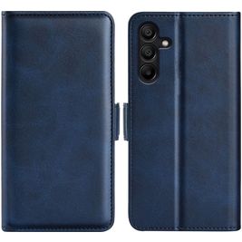 Mobigear Slim Magnet Housse Samsung Galaxy M15 Etui Porte-Monnaie - Dark Blue