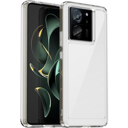 Mobigear Crystal Coque Transparente Xiaomi 13T Coque arrière Rigide - Transparent