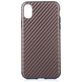 Mobigear Racing Coque iPhone XS Coque arrière en TPU Souple - Marron