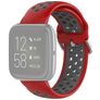 Mobigear Sport Plus Buckle Bracelet Silicone Fitbit Versa 2 Fermeture boucle ardillon - Rouge / Gris