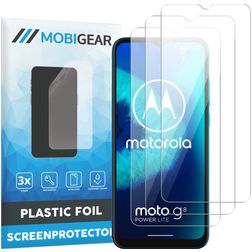 Mobigear Motorola Moto G8 Protection d'écran Film - Compatible coque (Lot de 3)