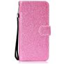 Mobigear Glitter Housse Huawei Y6p Etui Porte-Monnaie - Rose