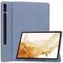 Mobigear Tri-Fold Gel Coque Samsung Galaxy Tab S9 Plus Etui en TPU,Similicuir + Porte-crayon - Violet