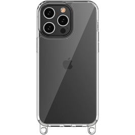 Mobigear Bungy Coque iPhone 15 Pro Max Coque arrière Rigide - Argent