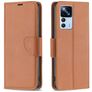 Mobigear Wallet Housse Xiaomi 12T Etui Porte-Monnaie - Marron