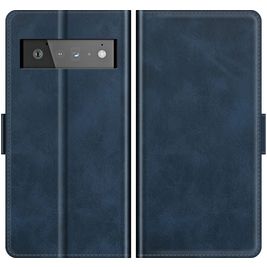 Mobigear Slim Magnet Housse Google Pixel 6 Pro Etui Porte-Monnaie - Bleu