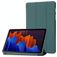 Mobigear Tri-Fold Gel Samsung Galaxy Tab S11 TPU / Similicuir Étui - Vert foncé