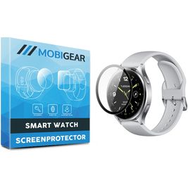 Mobigear Xiaomi Watch 2 Protection d'écran Film - Compatible Coque - Noir