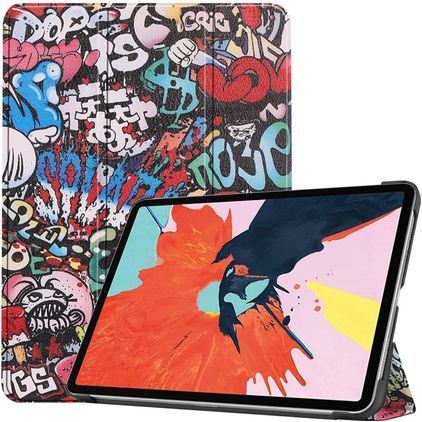 Mobigear Tri-Fold Coque iPad Air 5 (2022) Etui - Graffiti