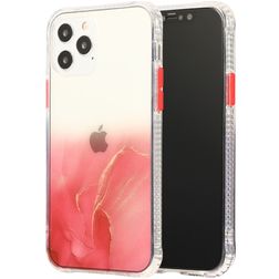 Mobigear Gradient Coque iPhone 12 Pro Coque arrière Rigide - Rouge