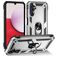 Mobigear Armor Ring Coque Samsung Galaxy A14 Coque arrière Rigide Anti-Chocs avec Anneau-Support - Argent