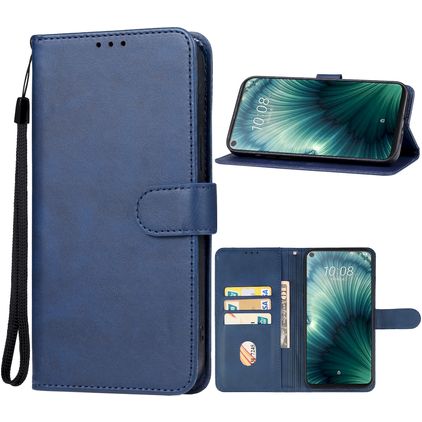 Mobigear Wallet Housse HTC U23 Pro Etui Porte-Monnaie - Bleu