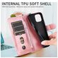 Mobigear Zipper Housse iPhone 17 Pro Etui Porte-Monnaie - Rose doré
