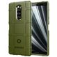 Mobigear Rugged Shield Coque Sony Xperia 1 Coque arrière en TPU Souple Anti-Chocs - Vert