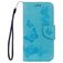 Mobigear Butterfly Housse Samsung Galaxy S8 Etui Porte-Monnaie - Bleu