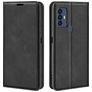 Mobigear Retro Slim Housse TCL 305 Etui Porte-Monnaie - Noir