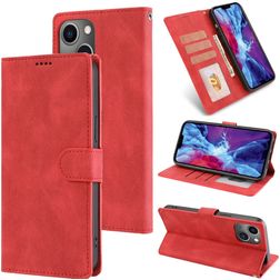 Mobigear Wallet Housse iPhone 14 Etui Porte-Monnaie - Rouge
