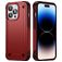 Mobigear Slim Armor iPhone 14 Pro Max Plastique rigide Coque arrière Antichoc - Rouge