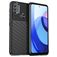 Mobigear Groove Coque Motorola Moto E30 Coque arrière en TPU Souple - Noir