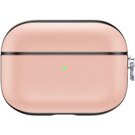 Valenta Snap Coque Apple AirPods Pro 1 Coque en Cuir Véritable - Rose