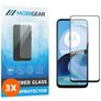 Mobigear Premium Motorola Moto G14 Verre trempé Protection d'écran - Compatible Coque - Noir (Lot de 3)