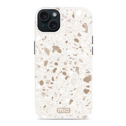 MIO Coque iPhone 15 MagSafe Coque arrière Rigide - Soft Terrazzo
