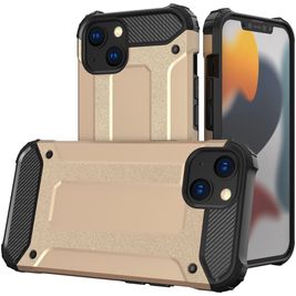 Mobigear Outdoor Coque iPhone 14 Plus Coque arrière Rigide Anti-Chocs - Or