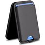 Mobigear Wallet Stand - Porte Cartes en - 3 Cartes - Compatible MagSafe - Noir