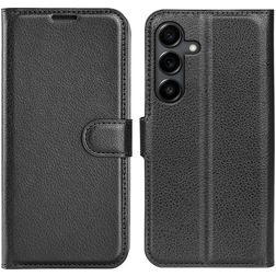 Mobigear Classic Housse Samsung Galaxy S25 FE Etui Porte-Monnaie - Noir