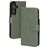 Mobiparts Classic Wallet Samsung Galaxy S25 MagSafe Étui - Stone Green