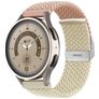 Mobigear Braided Dual Bracelet Nylon Smartwatch Fermeture à pince - Connexion universelle de 22 mm - Rose / Lumière stellaire