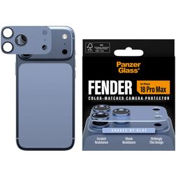 PanzerGlass FENDER iPhone 18 Pro Max Aluminium Protection caméra - Compatible coque - Bleu