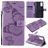 Mobigear Butterfly Housse OPPO Reno 4 Etui Porte-Monnaie - Violet