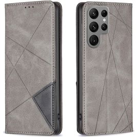 Mobigear Rhombus Slim Housse Samsung Galaxy S24 Ultra Etui - Gris