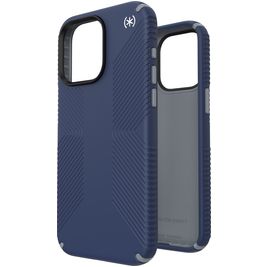 Speck Presidio2 Grip Coque iPhone 15 Pro Max Coque arrière Rigide Anti-Chocs - Coastal Blue