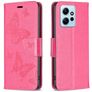 Mobigear Butterfly Xiaomi Redmi Note 12 Étui Portefeuille - Magenta