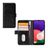 Mobilize Elite Gelly Housse Samsung Galaxy A22 5G Etui Porte-Monnaie - Noir